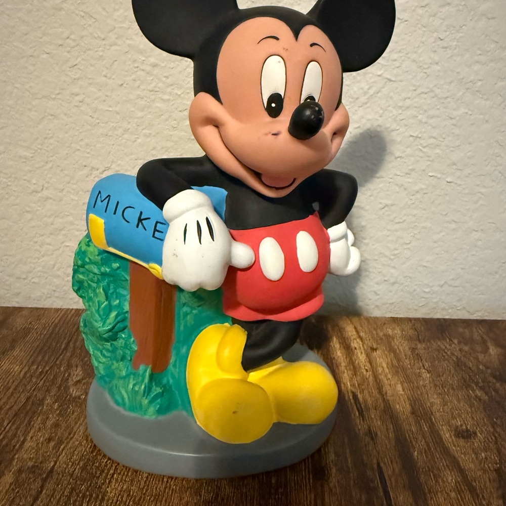 Mickey Mouse Decorative Figurine - Black, Red, Yellow